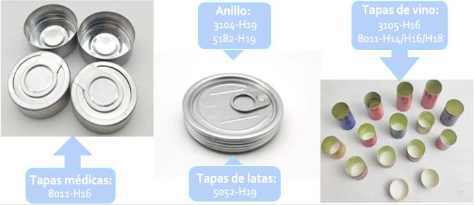 1060 3105 8011 5052 hoja de aluminio de grado superior para tapa de botella